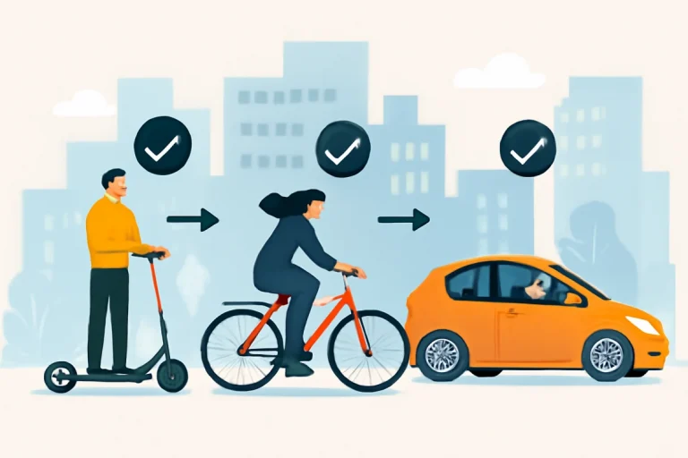 Samokat velosiped i karshering kak ispolzovat gorodskie servisy effektivno e1cc541.webp